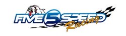 画像1: FIVE SPEED Racing ロゴデカール 24cm